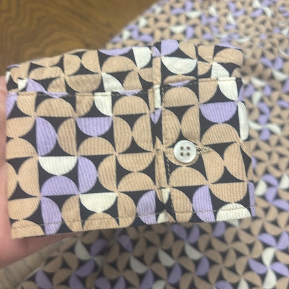 OLSEN Geometric Patterned Shirt - Picture 4 of 10